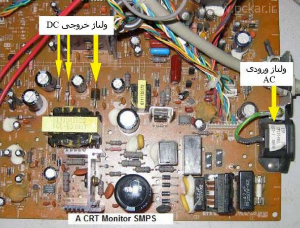 A CRT Monitor smps